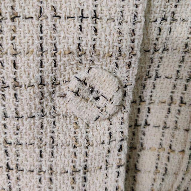 Áo khoác Blazer dạ text dáng ngắn phong cách Hàn Quốc