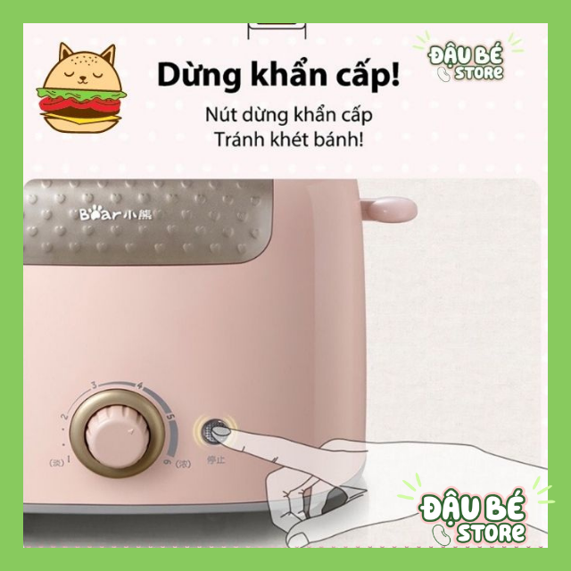 Máy Nướng Bánh Mì Bear Chính hãng DSL-601 - Kẹp nướng làm bánh mỳ Sandwich / Waffle / Bánh Quế, DAUBE - MNB002