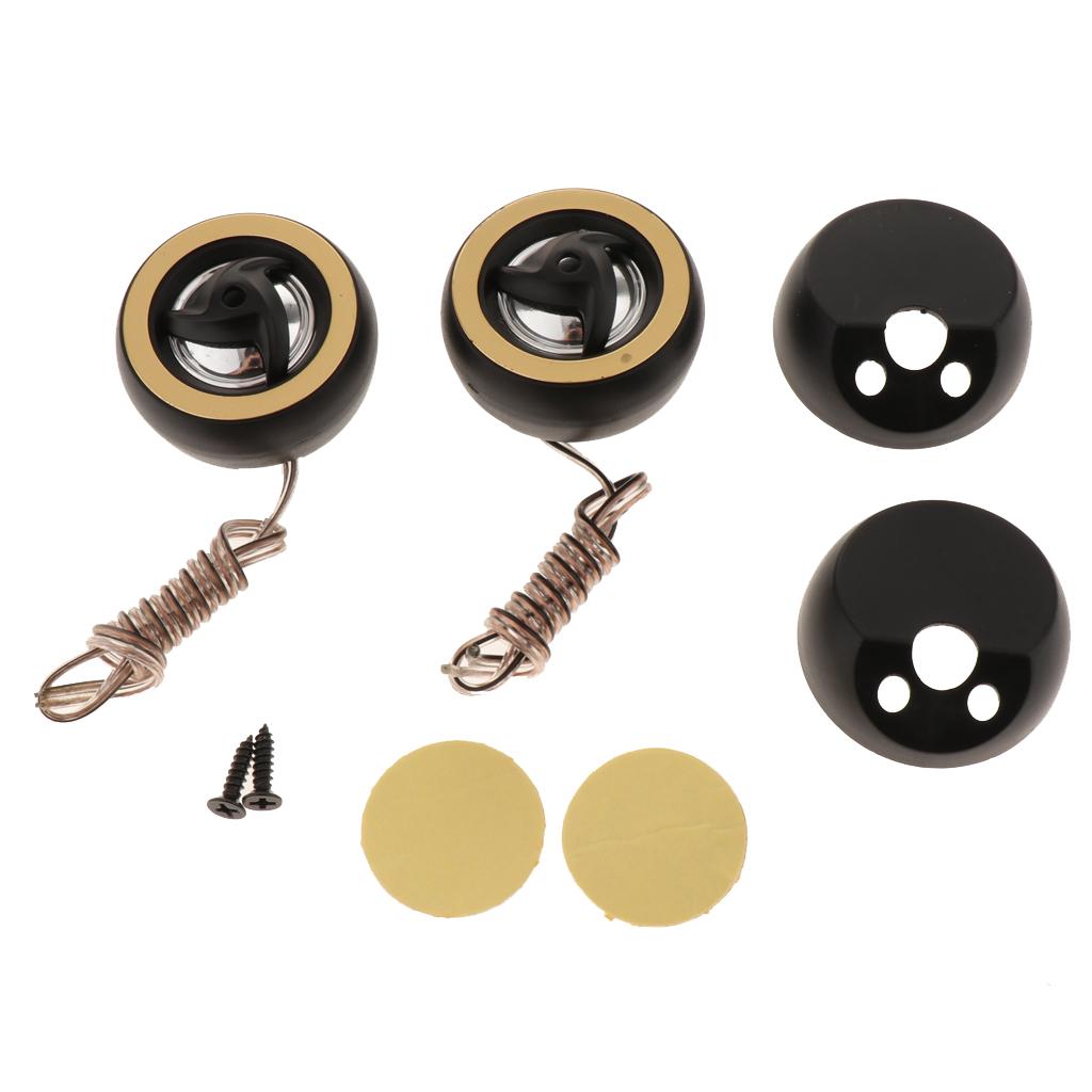 1 Pair of 25mm Car Silk Dome Tweeter Speakers Treble