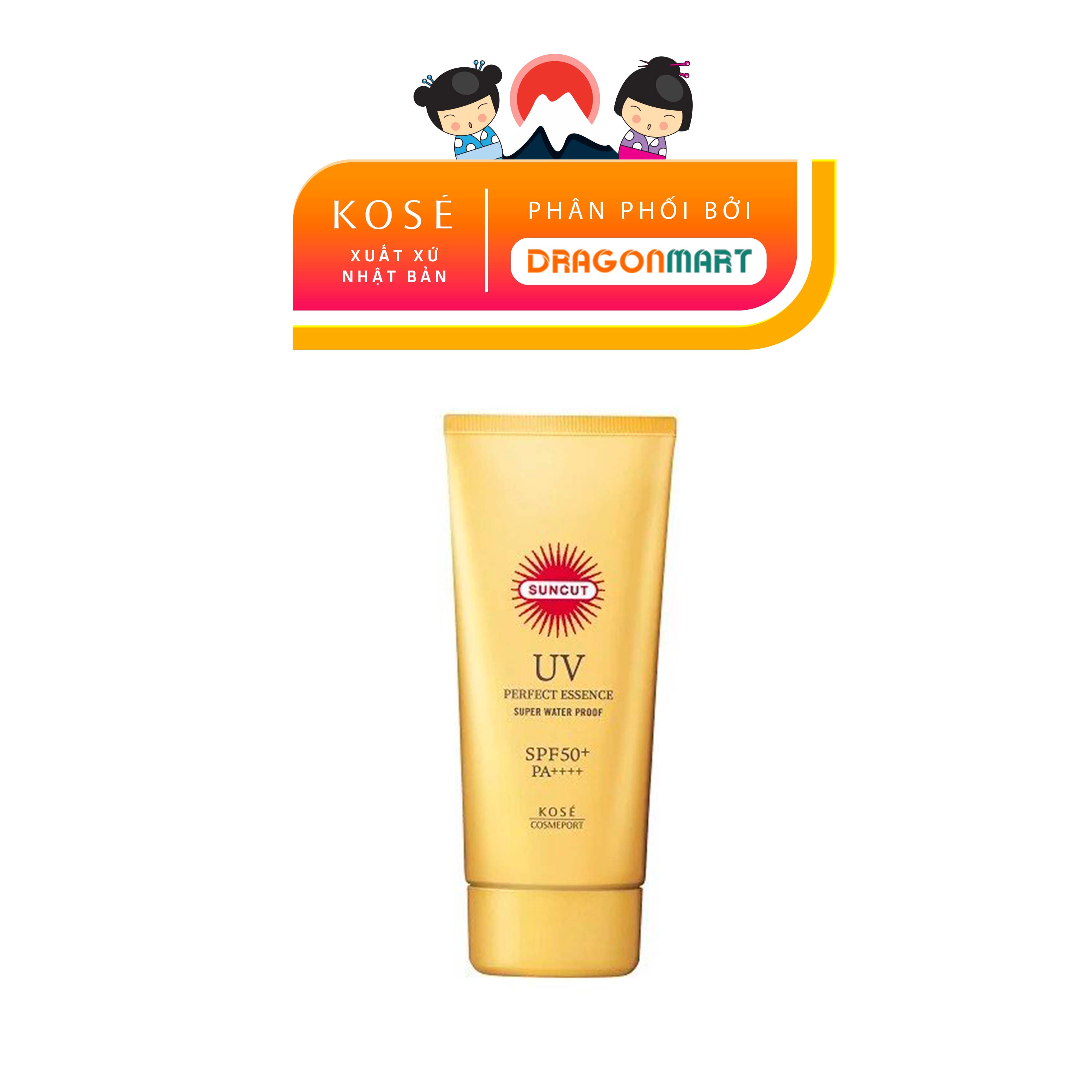 [NHẬT BẢN] Chống Nắng Dạng Tinh Chất Kosé Cosmeport UV Protect Essence Super Waterproof 60g