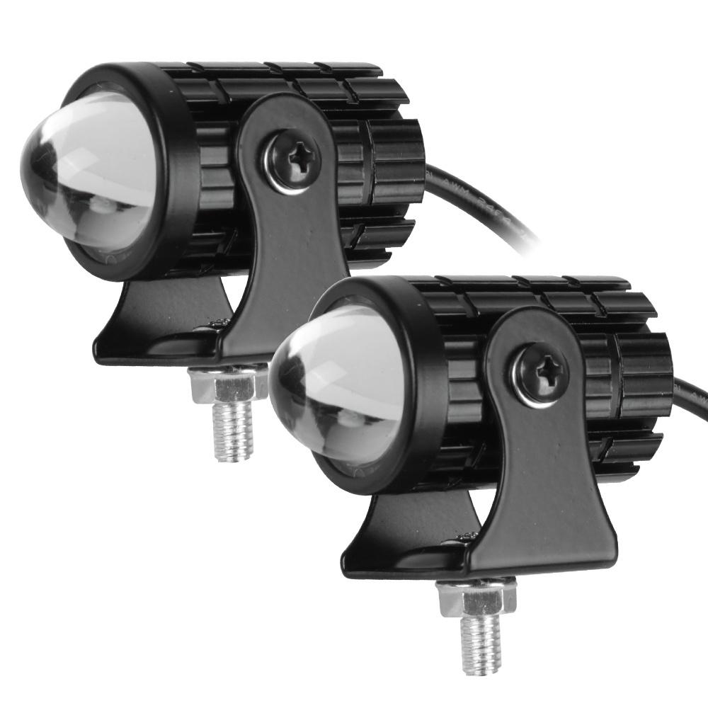 Đèn pha LED hai màu sắc cho xe máy Cafe Racer