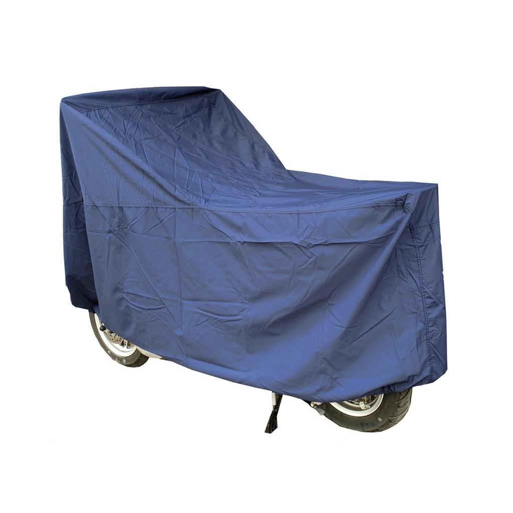 Bạt Trùm Xe Máy, Áo Trùm Xe Vải Dù Cao Cấp 220Cm X 115Cm Che Vừa Vặn TấT Cả Các Loại Xe Máy - Giao Màu Ngẫu Nhiên - Free Ship Toàn Quốc