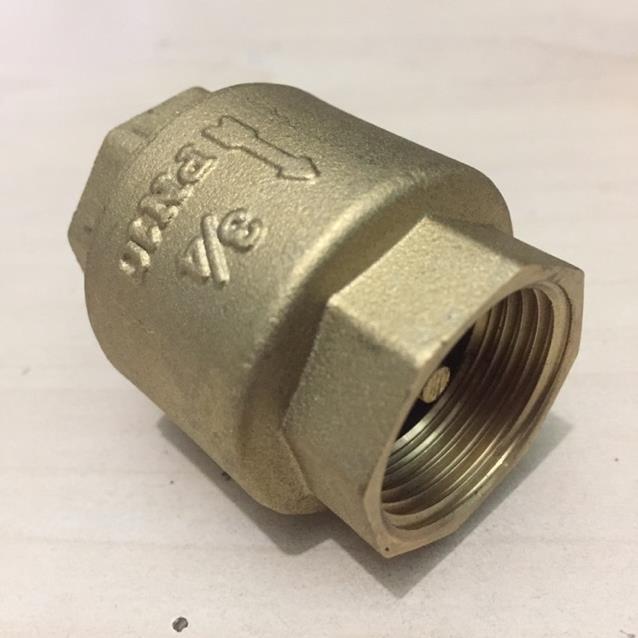 LUPE VAN 1 CHIỀU LO XO, MỘT CHIỀU LÁ LẬT ĐỒNG THAU REN 1/2”,3/4”,1”