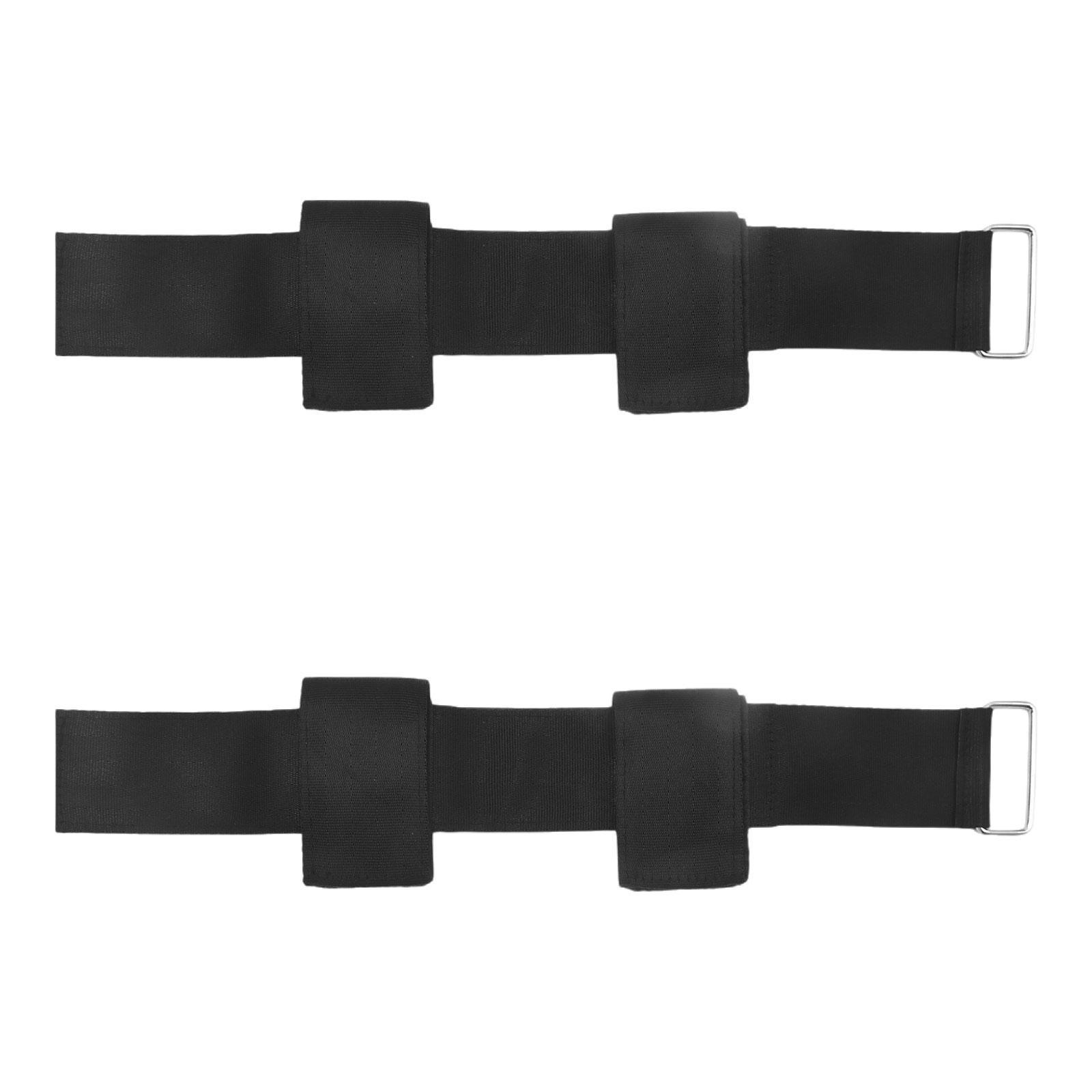 2Pcs Dumbbell Foot Straps Adjustable Tibialis Trainer Strap Leg Extensions