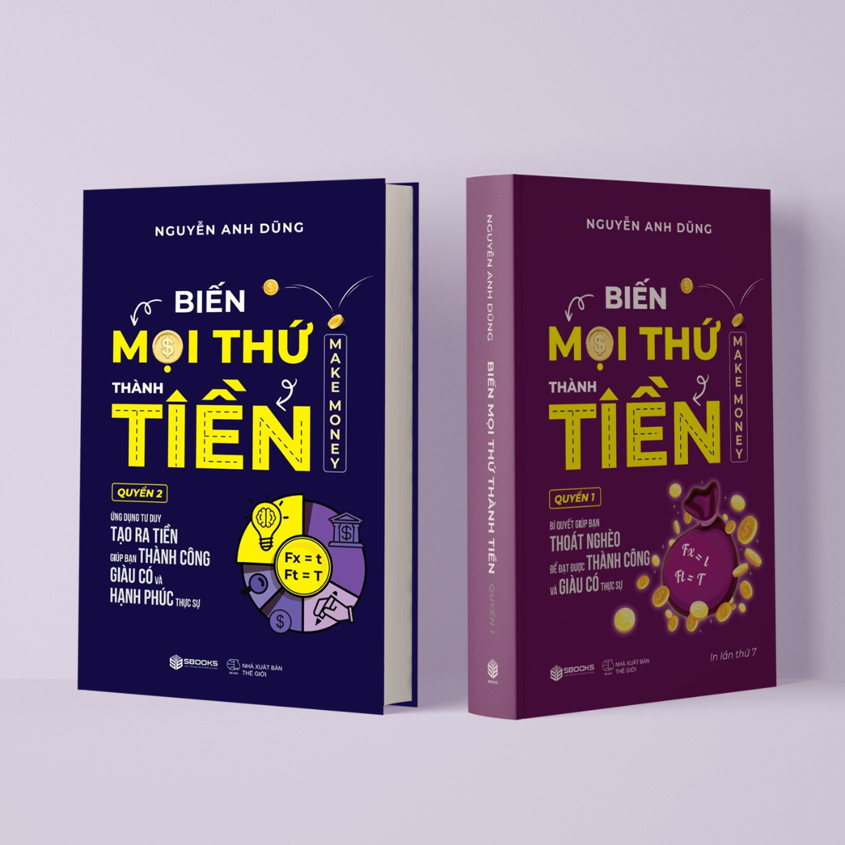 Combo 4 Cuốn Sách: Tư Duy Ngược + Tư Duy Mở + Biến Mọi Thứ Thành Tiền (Quyển 1 + 2) - SBOOKS