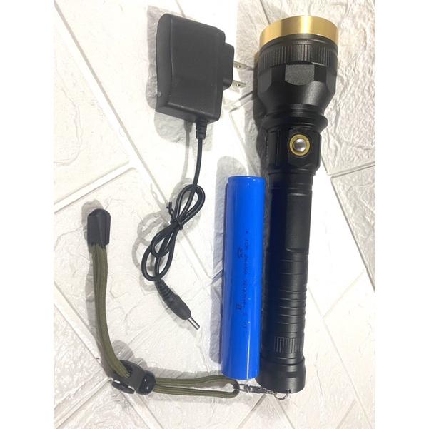 Đèn pin siêu sáng Chip Led T6 sáng cực mạnh,pin 9800mAh,toàn bộ vỏ hợp kim,chiếu xa 500m