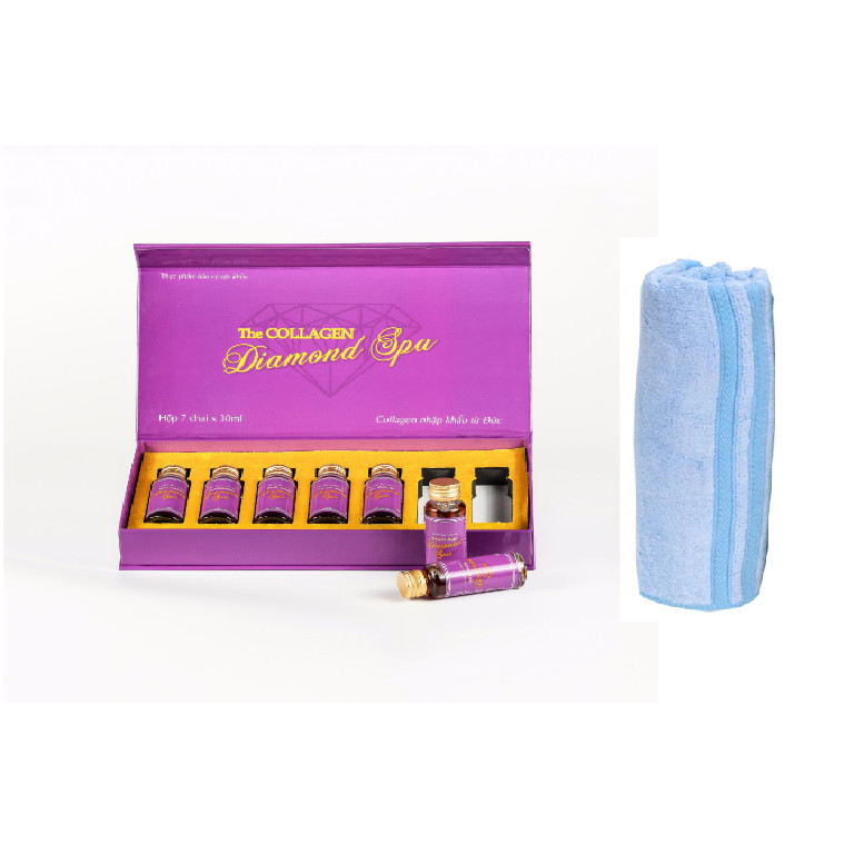 Thực phẩm bảo vệ sức khỏe Collagen diamone spa - tặng kèm khăn mặt cao cấp