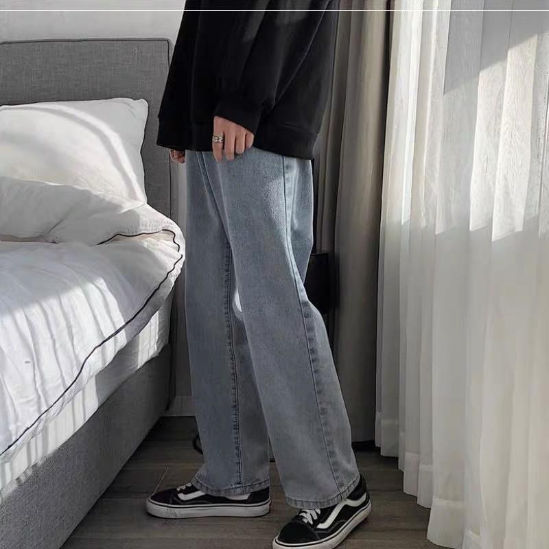 Quần jeans ống rộng nam
