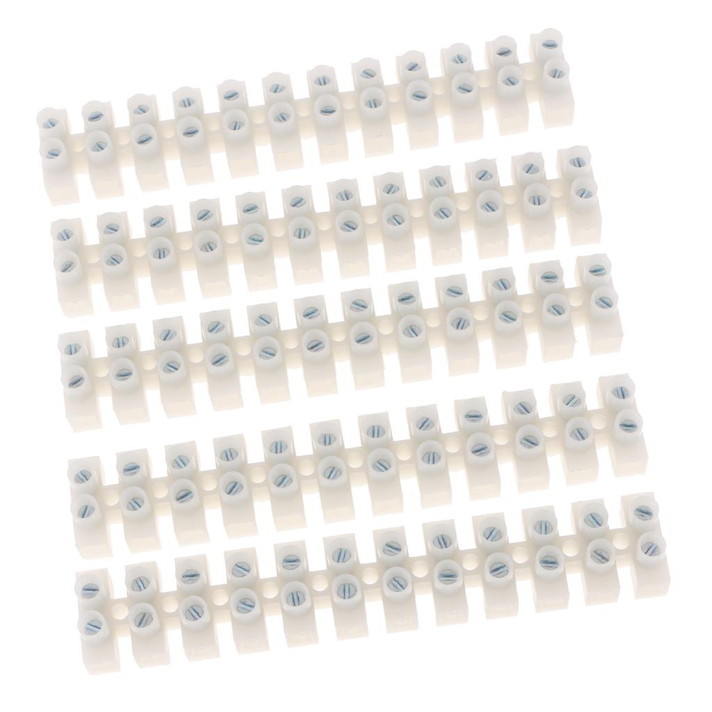 5pcs PA10 Barrier Terminal Strip Block for industry or homeimprovement