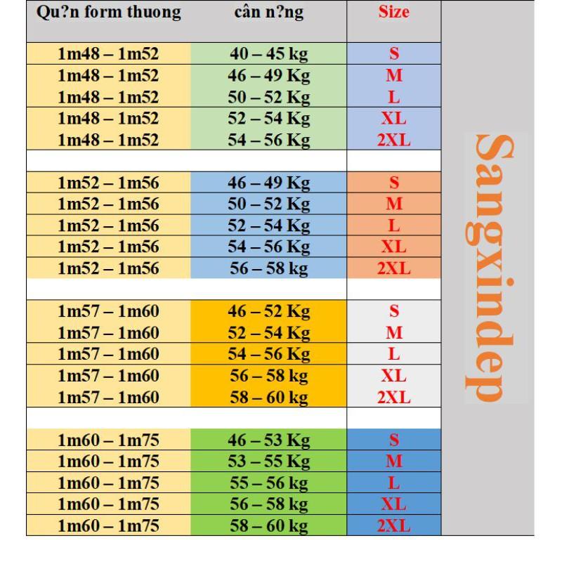 Quần tây ống suông vải tuyết mưa dày mịn, may chuẩn sang như gái Hàn MÃ 09