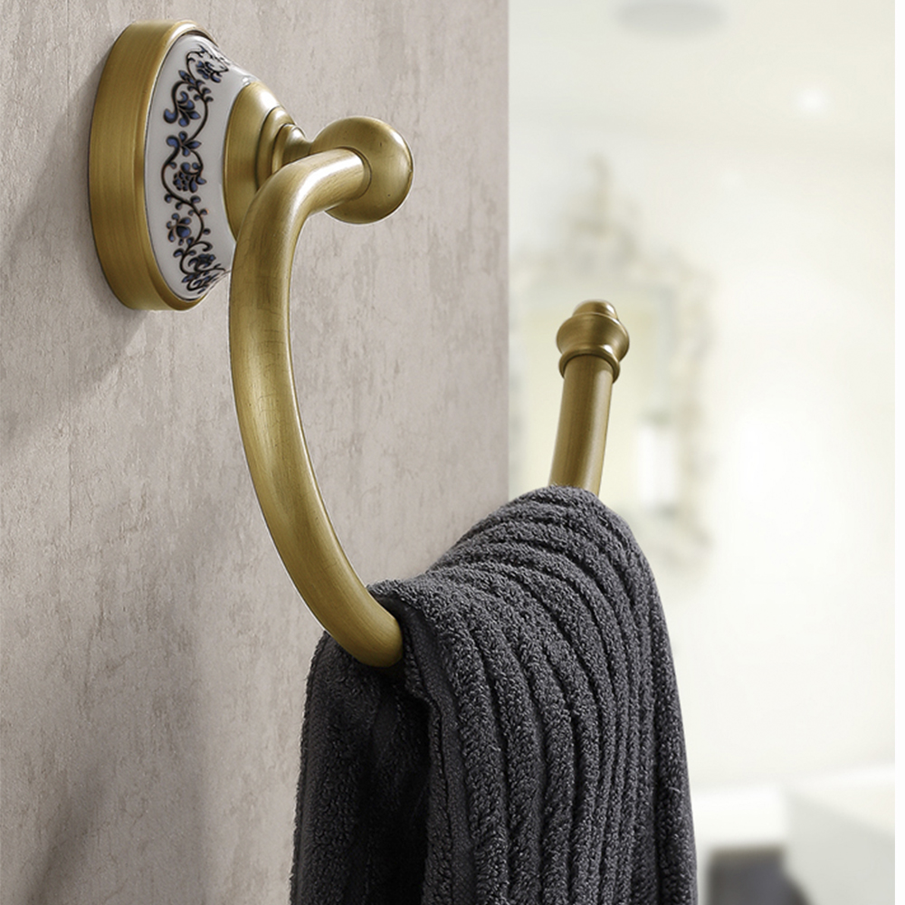 Móc treo đồ nhà tắm hình bán nguyệt bằng đồng cao cấp GD405 – Thiết kế độc đáo, sáng tạo