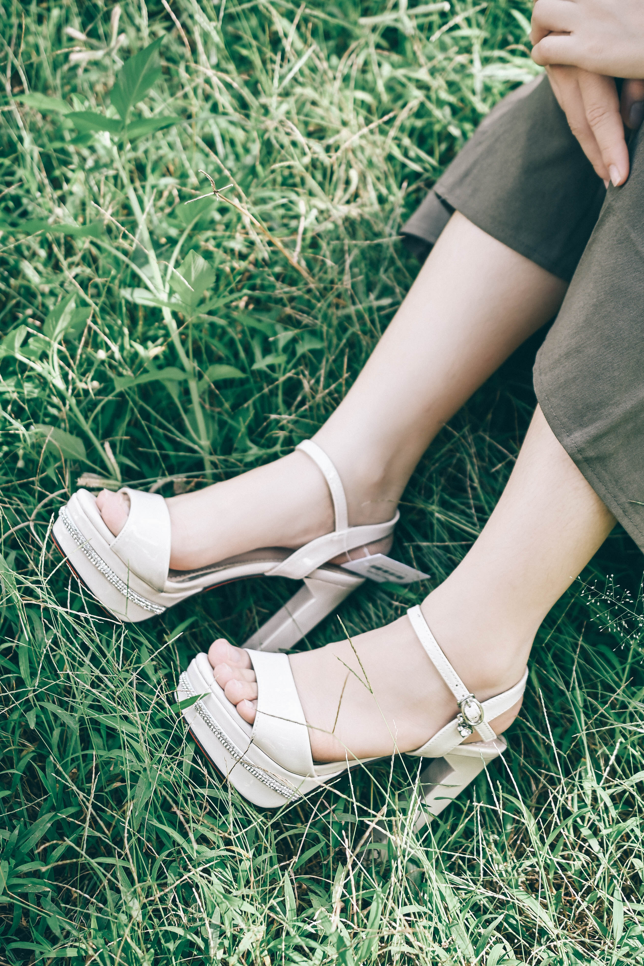 Sandal cao gót nữ đế 12F
