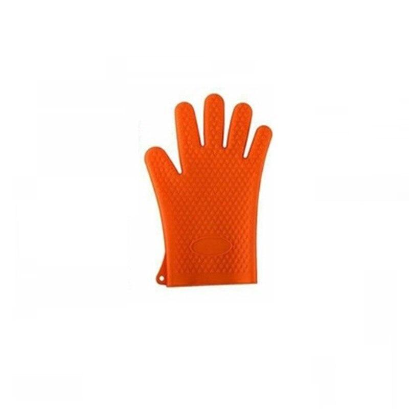 1PCS Long Thick Silicone Gloves Heat-resistant Non-slip Microwave Oven Mitts Kitchen baking accessories BBQ Cooking Oven Gloves