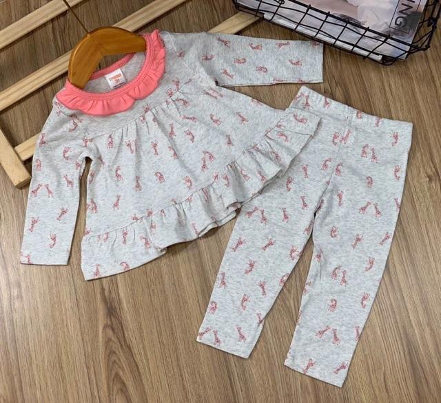 Bộ dài tay quần dài size nhỏ 8-23 ký vải xuất xịn loại 1 đồ bộ trẻ em