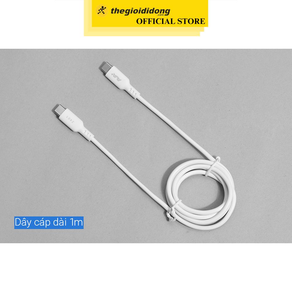Cáp Type C - Type C 1m AVA+ DS106 - Hàng Chính Hãng
