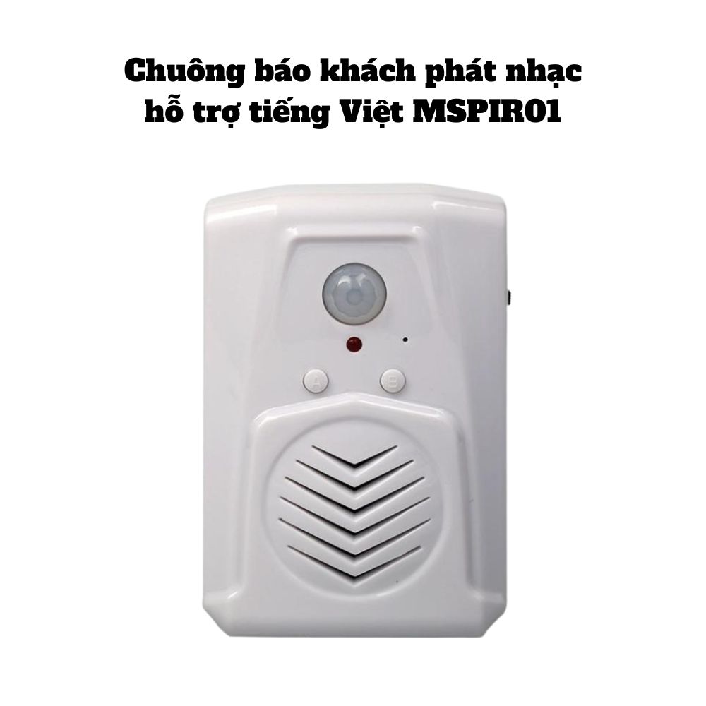 Chuông Cửa Báo Khách Tiếng Việt Cảm Biến Không Dây Homematic MSPIR01