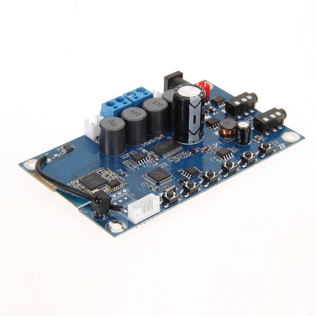 DC 12V Bluetooth 60W 2CH Digital Audio Power Amplifier Board AMP Module