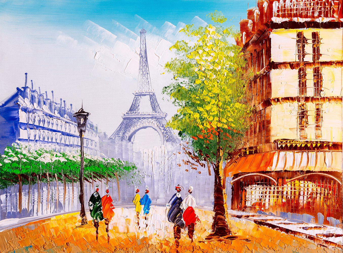 Bộ tranh xếp hình cao cấp 1500 mảnh ghép – Thu Paris