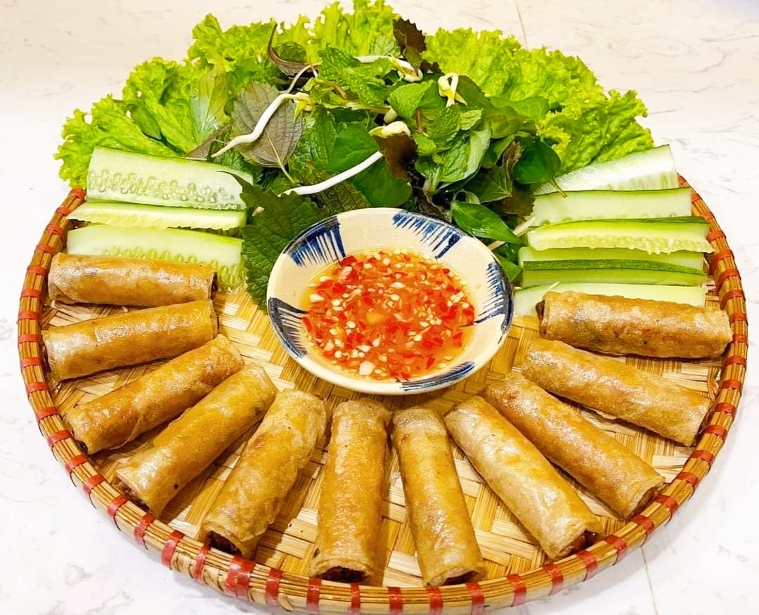 Bánh Ram Hà Tĩnh Lý Tưởng 250g, Chả Ram Cuốn Nem Giòn Ngon, Phơi Sương Hút Chân Không