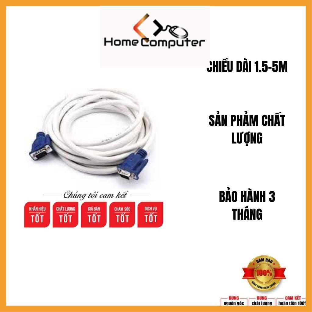 Dây Cáp Tín Hiệu Dài 10m -15m - 20m - 30m Màu Trắng Chống Nhiễu.Hàng Chất Lượng -