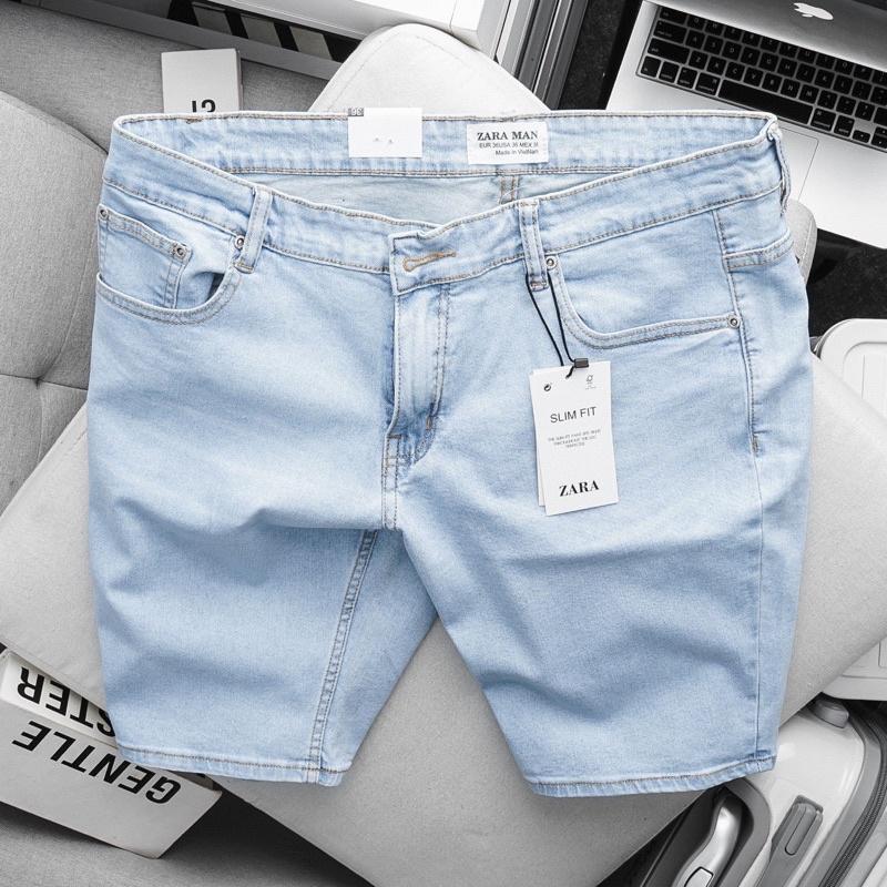 Quần jean nam cao cấp bigsize - Quần short jean nam đẹp xuất xịn co giãn