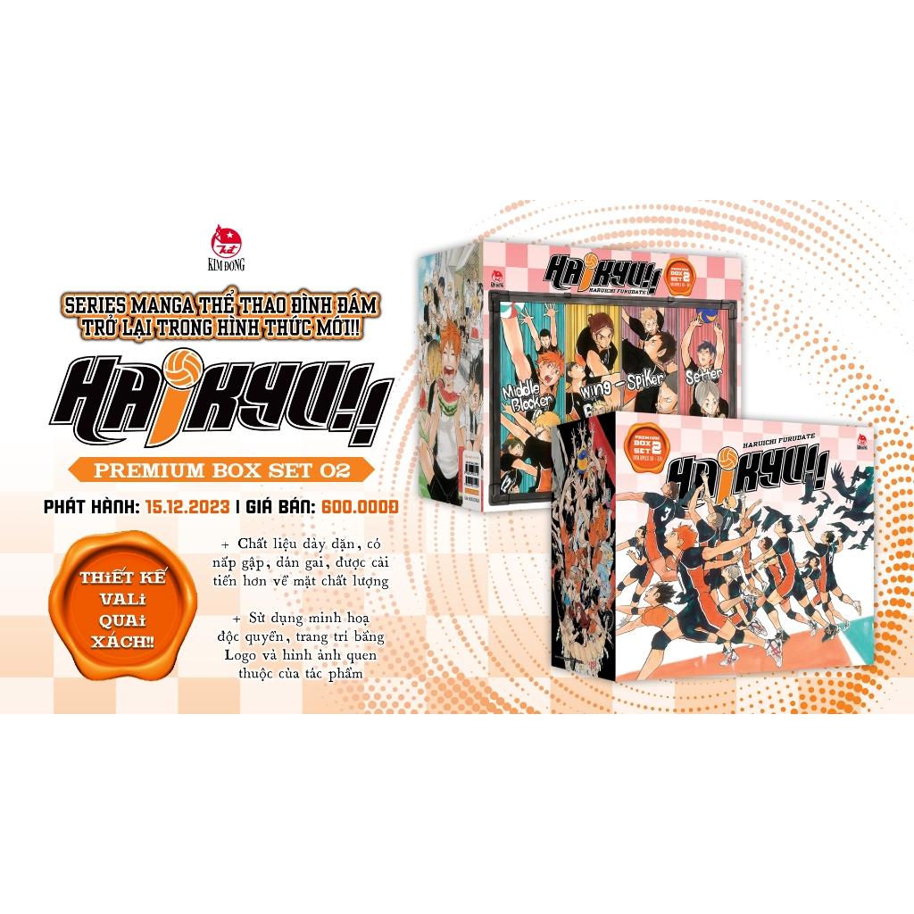 Haikyu!! Premium Boxset 2  Tặng Kèm 2 Set Bookmark PVC + 1 Hộp Bìa Áo Box - Bản Quyền