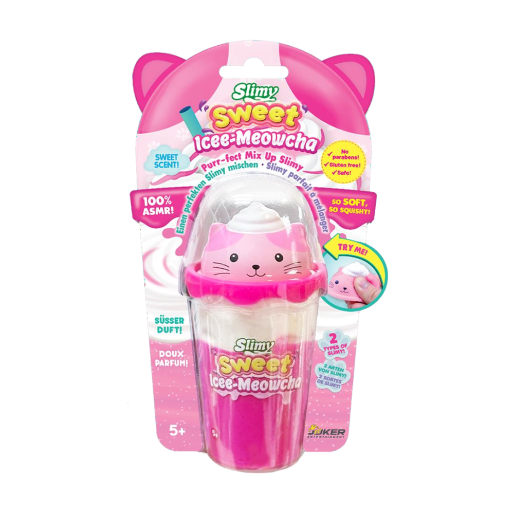 Đồ Chơi Slime Cà Phê Icee–Meowcha Với Squishy Mèo Hồng Dẻo Ngọt Ngào SLIMY 33529