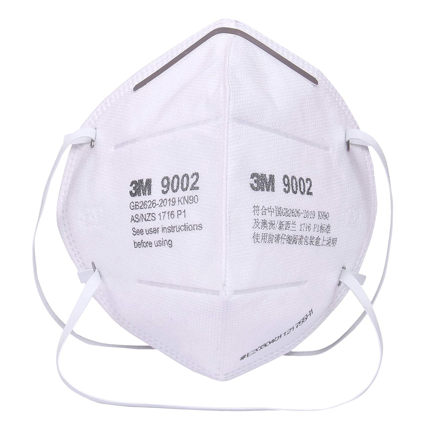( Dây đeo đầu) Khẩu trang 3M 9002 - Khẩu trang 3D Mask chống bụi mịn, phòng độc, chống giọt bắn