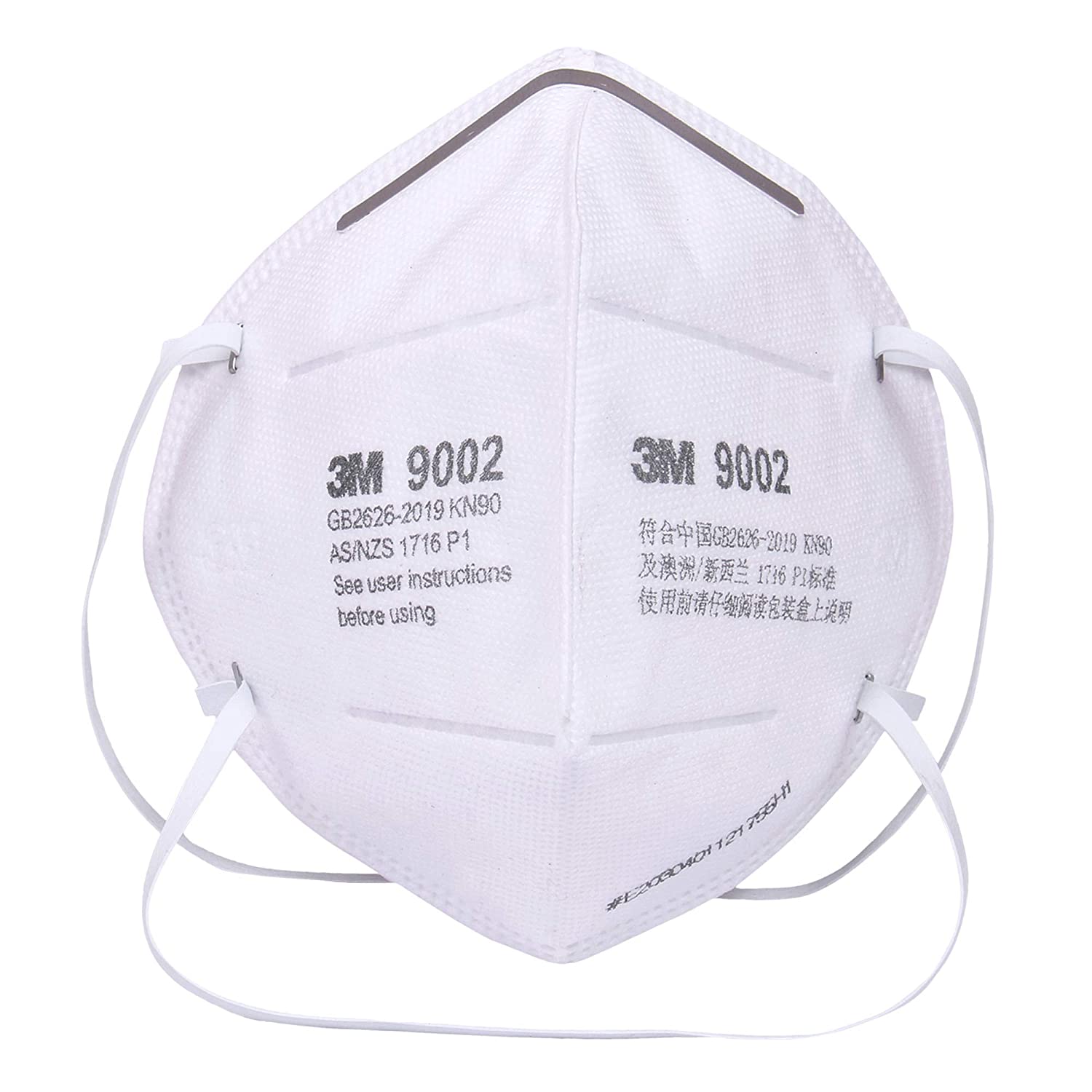 Khẩu trang 3M 9002 - Khẩu trang 3D Mask chống bụi mịn, phòng độc, chống giọt bắn