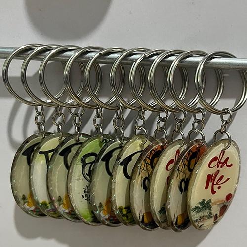 Móc khóa chữ thư pháp nhiều mẫu