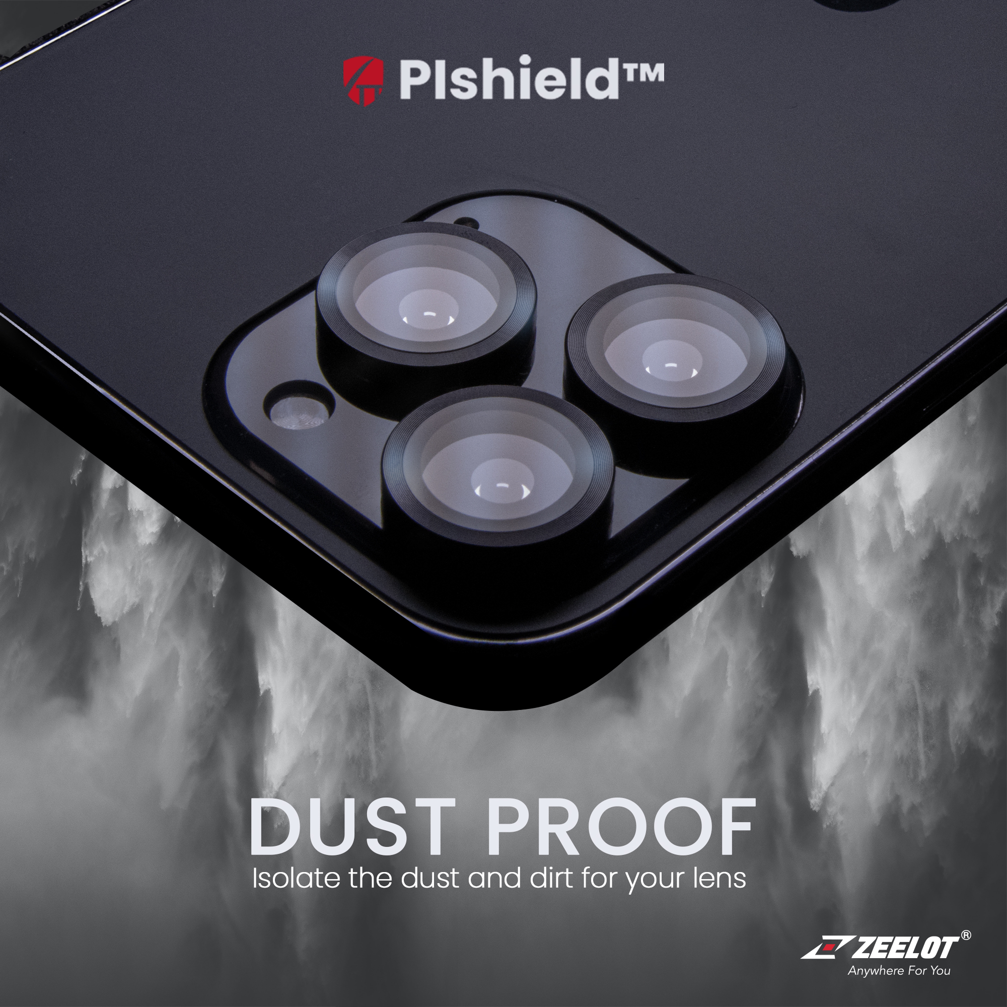 Kính Cường Lực Camera Lens Zeelot Titanium Plshield Dành Cho iPhone 13 / 13 Mini_ Hàng Chính Hãng