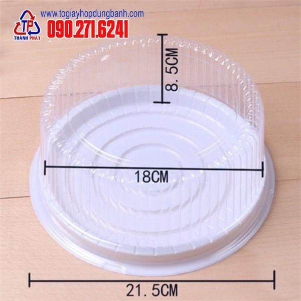 50 Hộp A022 đựng bông lan trứng muối 18cm, bánh kem