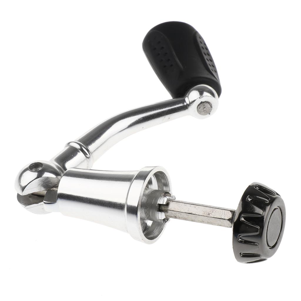 Metal Power Handle Knob Fishing Reel Crank Arm Foldable Spinning Reel Handle