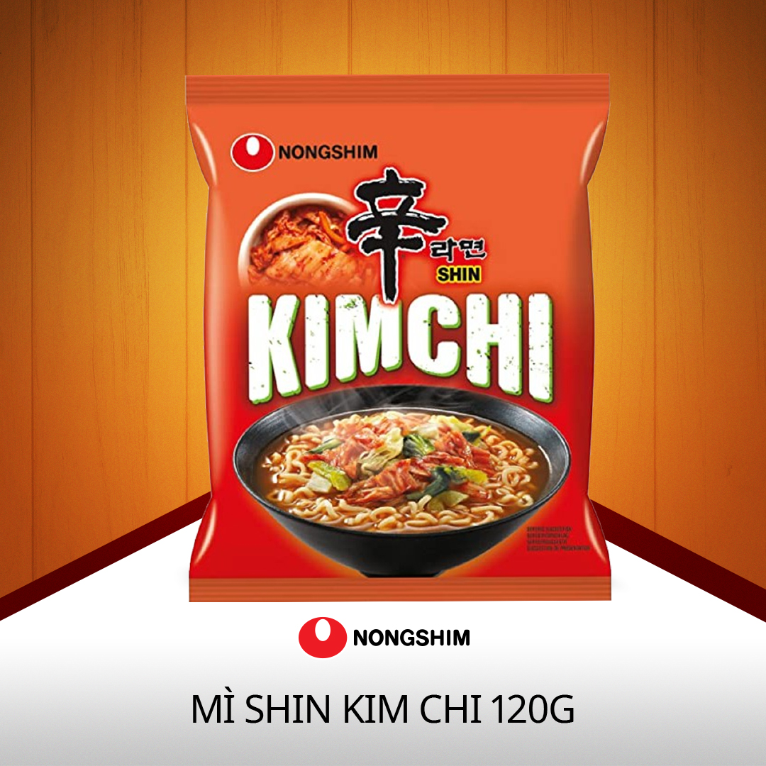 (COMBO 5 GÓI) MÌ SHIN KIM CHI 120G