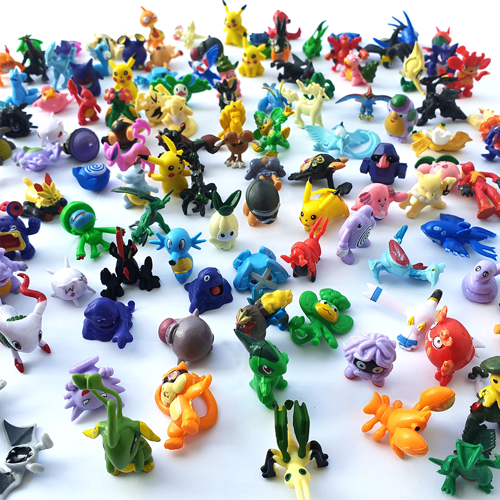 Đồ chơi 72 Pokemon dễ thương cho bé trên 3 tuổi không trùng nhau, chất liệu nhựa PVC đặc sơn màu đẹp, mô phỏng nhân vật phim hoạt hình Poke'mon Mega