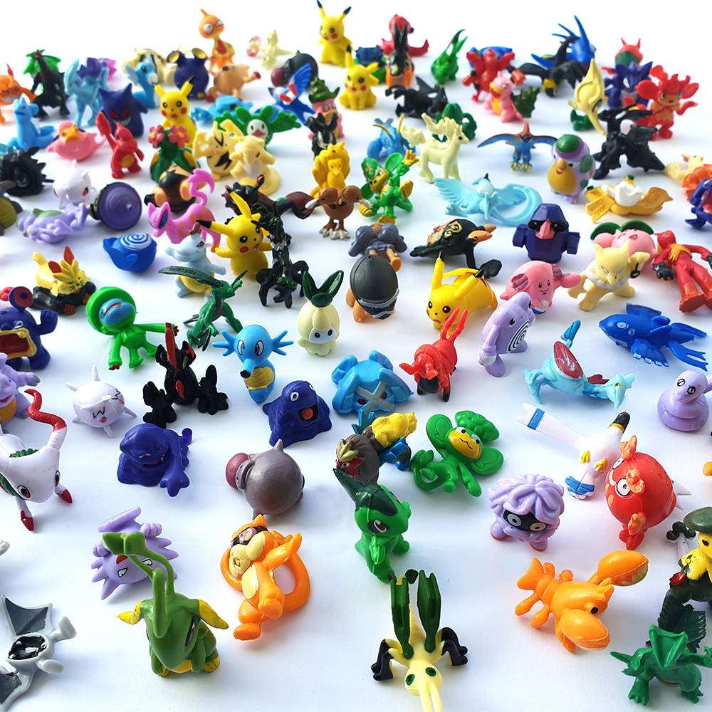 Bộ sưu tập mô hình đồ chơi Pokemon 144 chi tiết (bộ đủ không trùng nhau), màu sơn đẹp, ít lem màu, làm vật trang trí bàn học, bàn làm việc, làm quà tặng, làm đồ chơi Pokemon nhập vai, kích thích trí tưởng tượng cho các bé