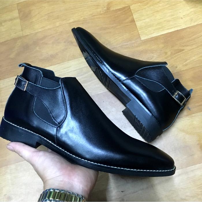 Giày Chelsea Boot Nam Da Bò Cao Cấp G13