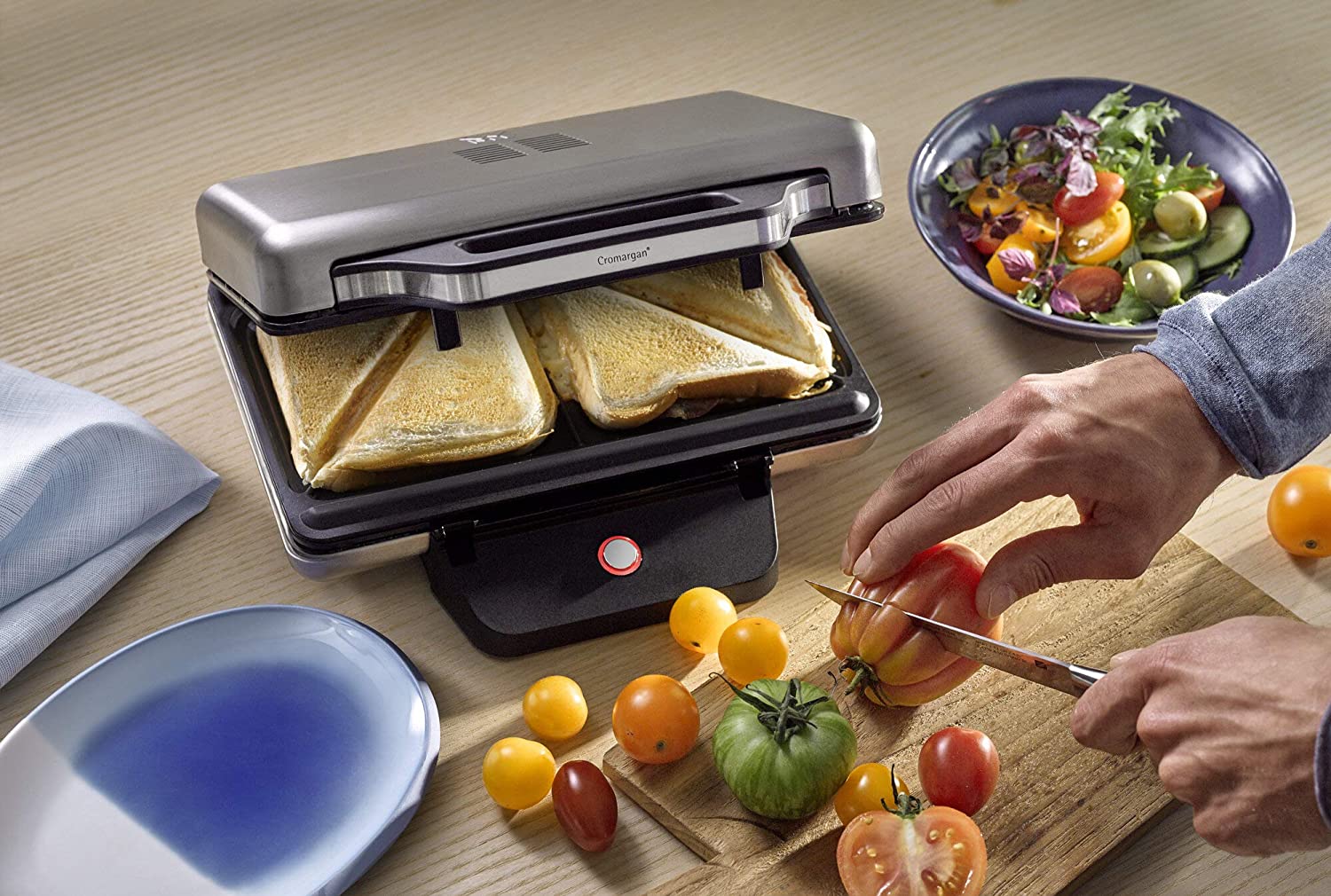 Máy Nướng Bánh Mỳ WMF Lono Sandwich Toaster/Maker - Hàng Nhập Khẩu Đức