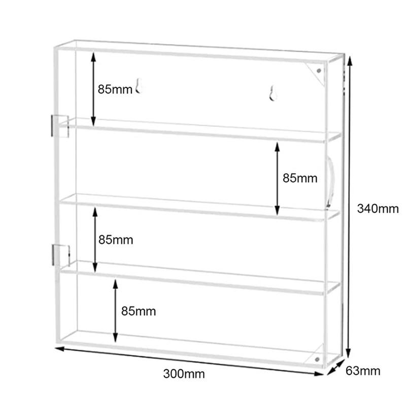Hộp mica, Acrylic Cho Các Nhân Vật Pop Mini Treo Tường Hoặc Để Bàn, Hộp Bảo Quản Tủ