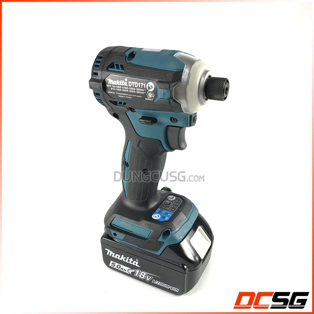 Máy vặn vít 180N.m dùng pin 18V Makita DTD171RTJ