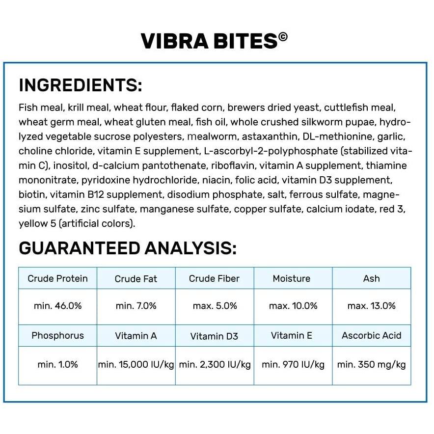 Thức ăn Hikari vibra bites cao cấp - cám tăng màu cá đĩa - các dòng cá phượng hoàng- thần tiên và cá nhiệt đợi