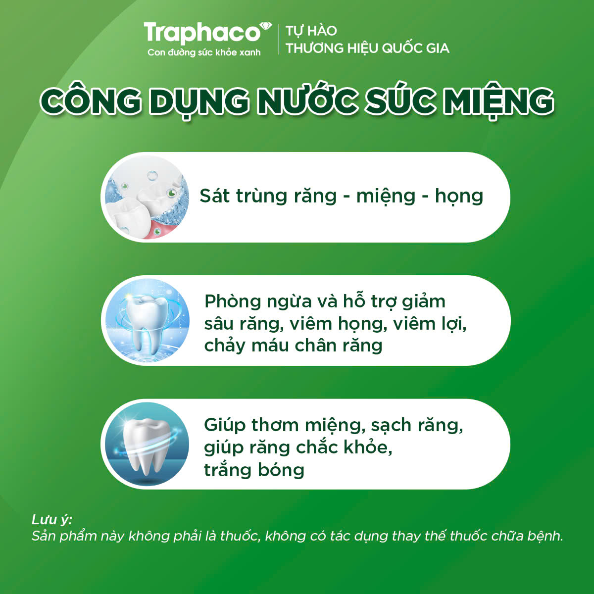 NƯỚC SÚC MIỆNG T-B - Fresh- SÁT KHUẨN RĂNG - MIỆNG - HỌNG- 500ml/ chai
