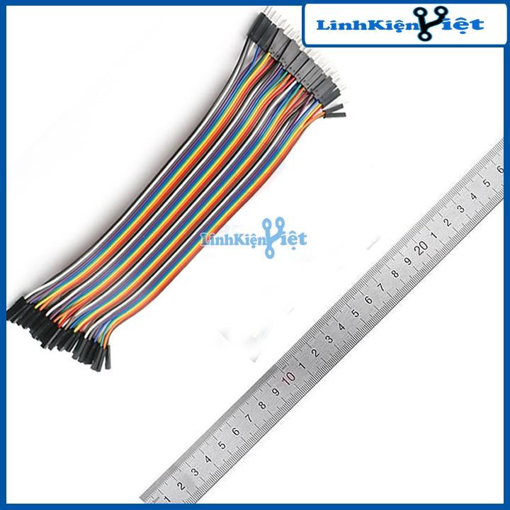 Bộ Sợi Dây Nối 40P 7 Màu Dài 21Cm