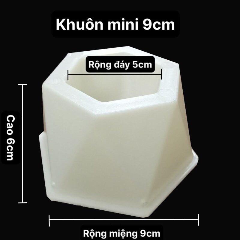 Khuôn chậu mini trồng sen đá