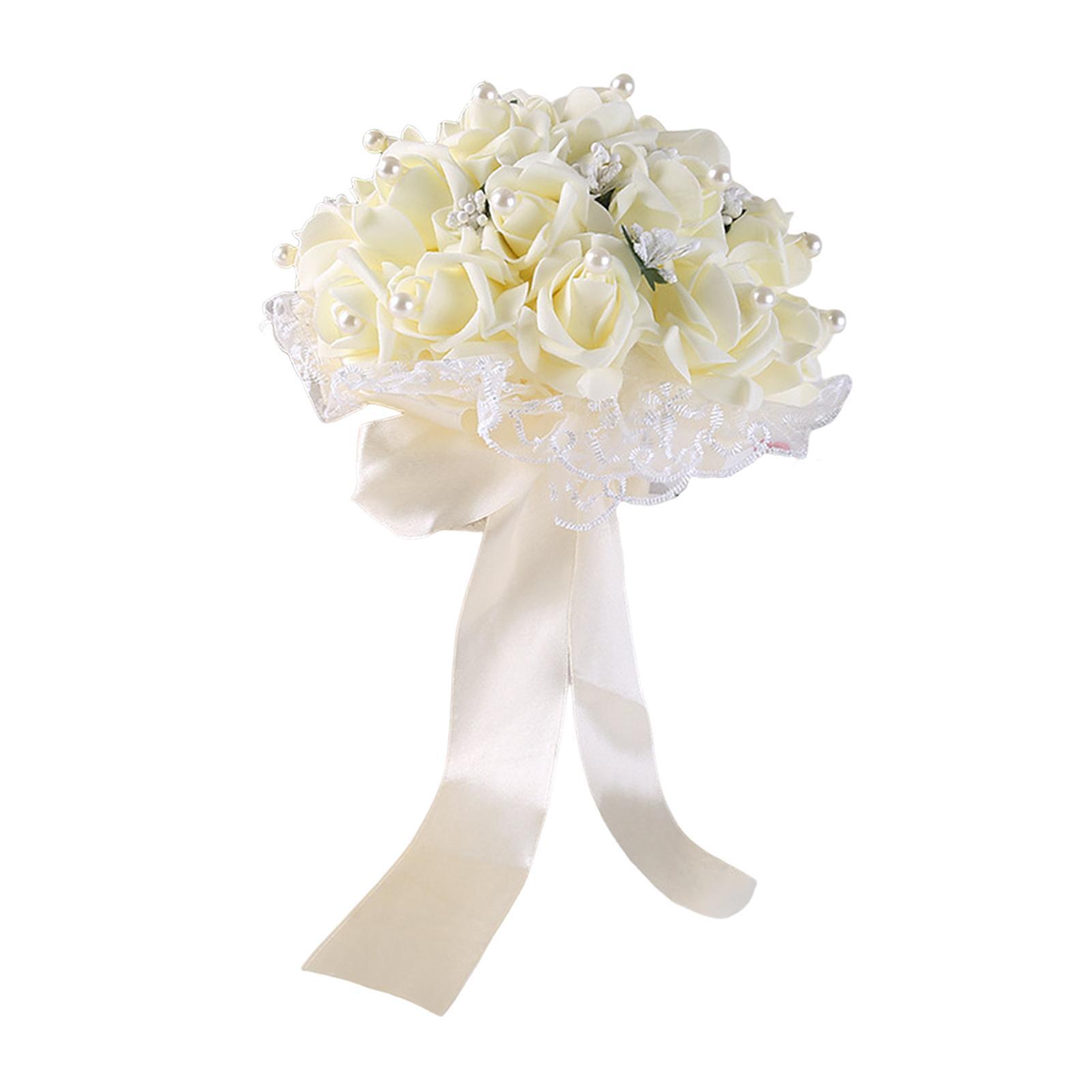 Wedding Bride Bouquets Artificial Bridal Bouquet for Valentine's Day Wedding