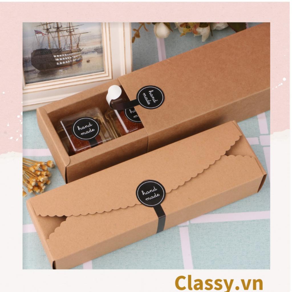 Bộ 10 Sticker dán niêm phong túi giấy Classy , hộp bánh handmade, quà tặng DYI dễ thương, tem dán quà tặng Q684