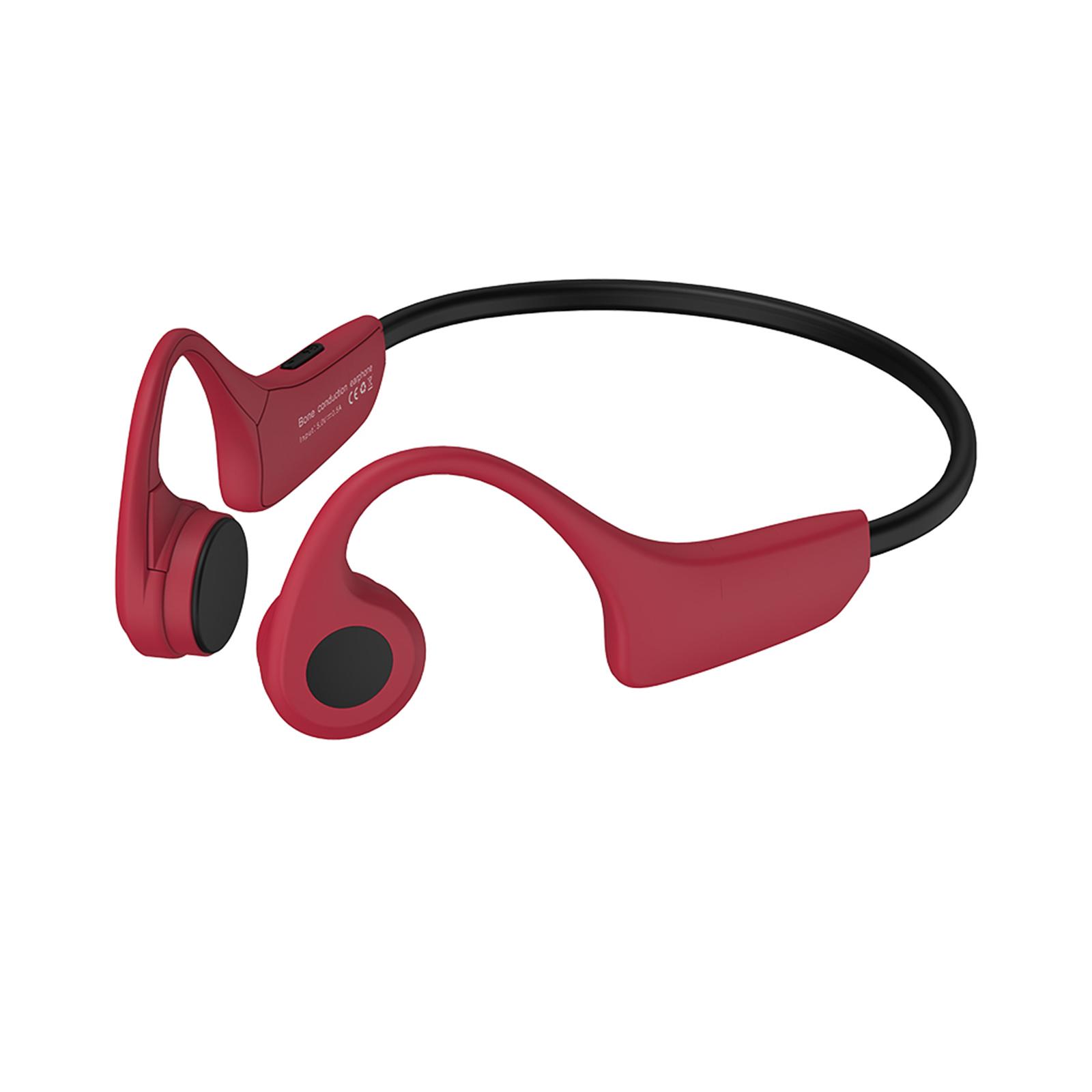 Tai nghe Bluetooth 5.0 kiểu dáng xương không dây 8GB có micrô cho điện thoại thông minh máy tính bảng H10 Bone Conduction Headset