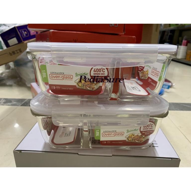 Hộp thuỷ tinh chia ngăn 2 ngăn cao cấp TT0090