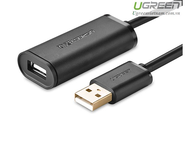 Cáp Nối Dài USB 2.0 (10m) Ugreen 10321 - Hàng Chính Hãng