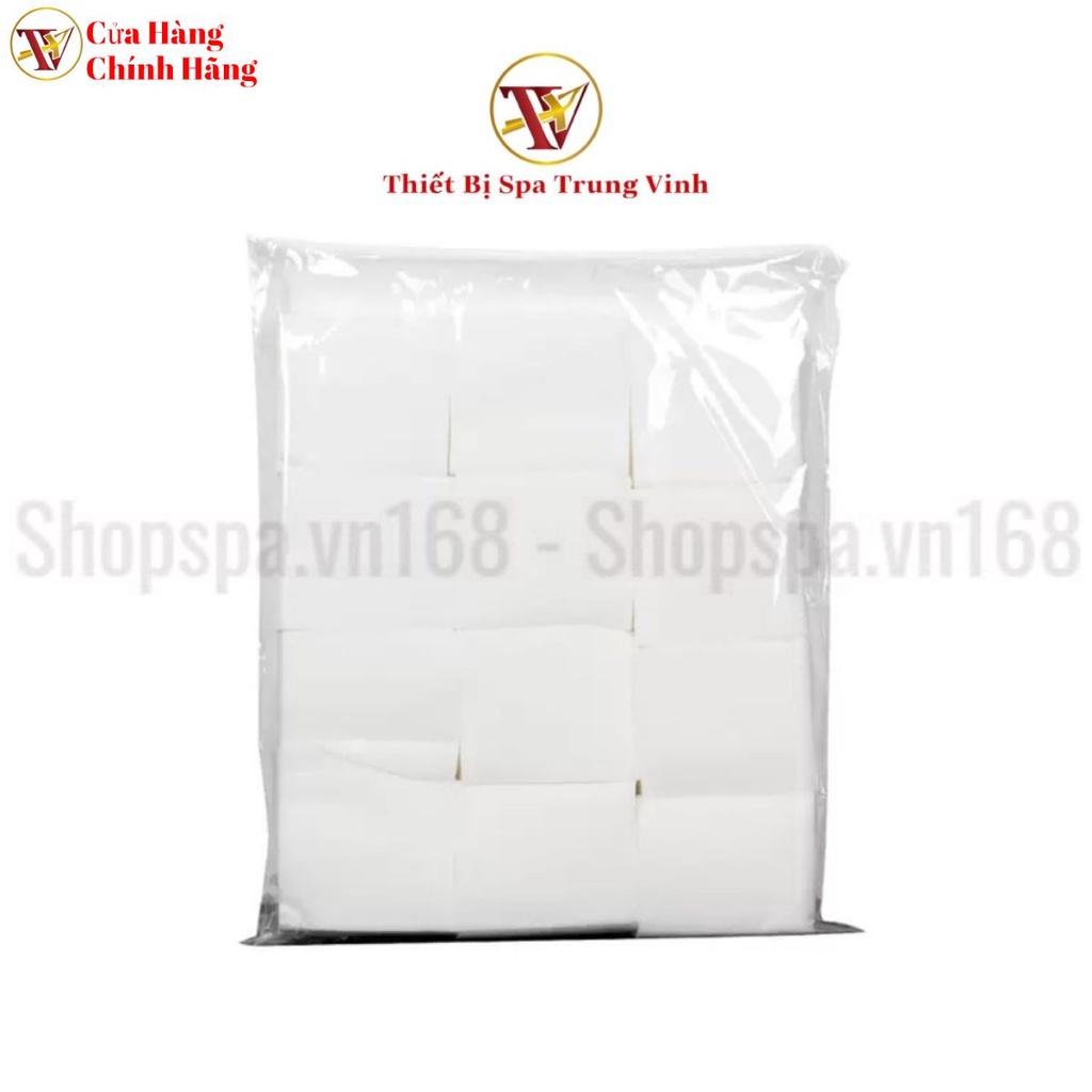 Bông Tẩy Trang Hình Chữ Nhật Siêu Gòn Mềm Mịn An Toàn Chuyên Dành Cho Spa Sợi Bông Cao Cấp